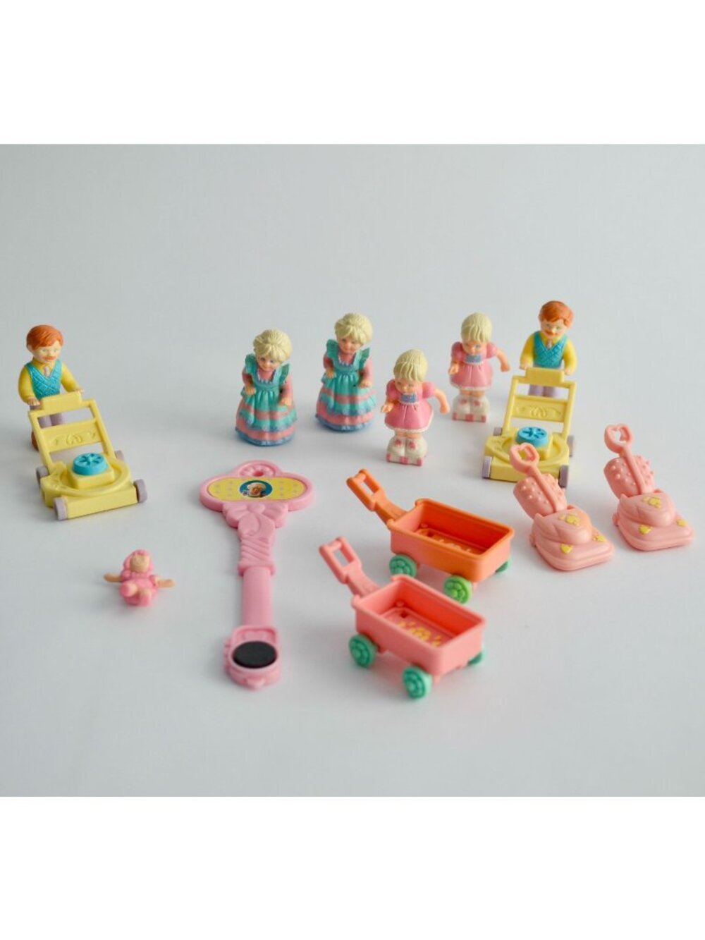 Fisher Price Precious Places Miniature Figures & Accessories Lot Vintage Magneti